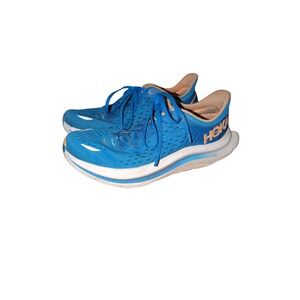 Hoka One One Kawana Mens Blue Orange Running Shoes Sneakers Low Top